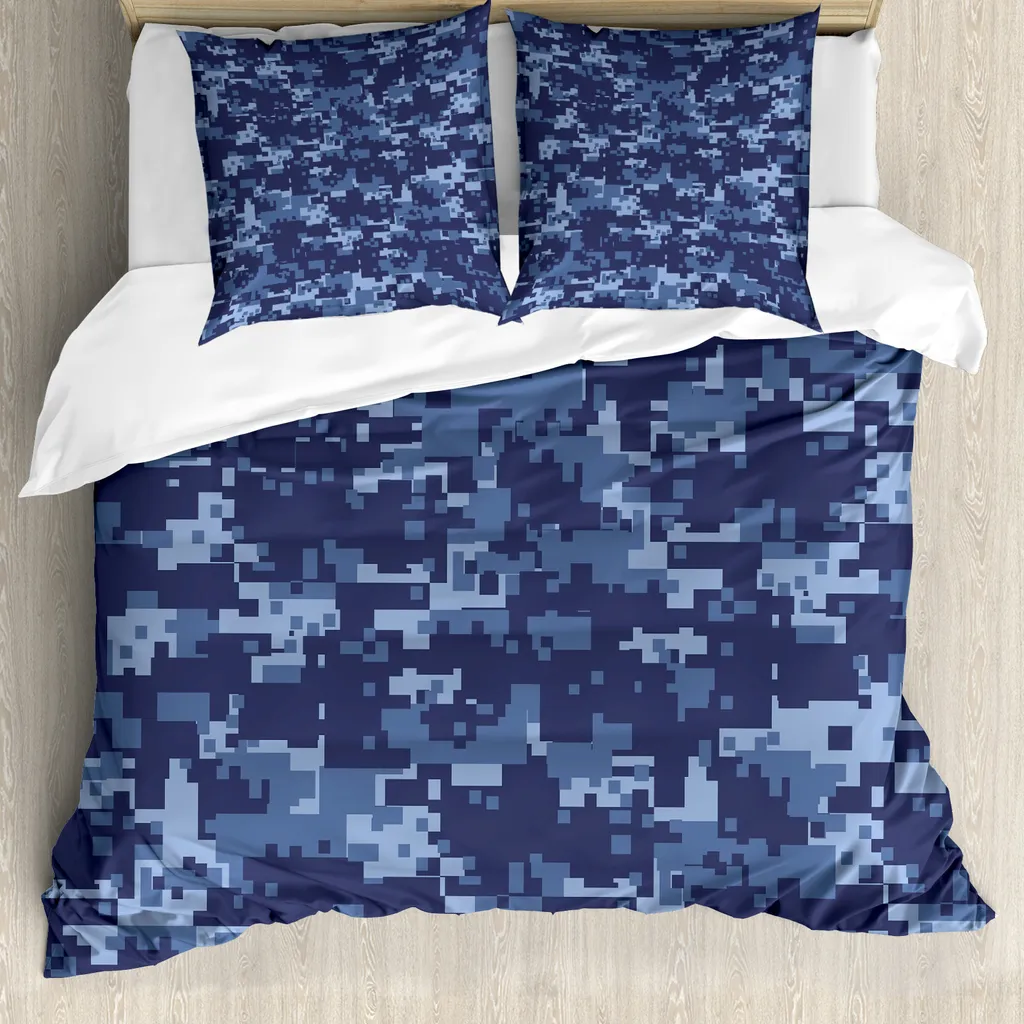Set Copripiumino ABAKUHAUS Camo Anallergico 200x200: Sonni Tranquilli