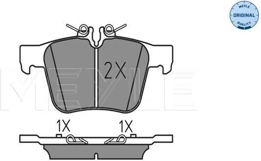 Plaquettes de frein arrière pour Mercedes Classe C W205 et S205 MEYLE