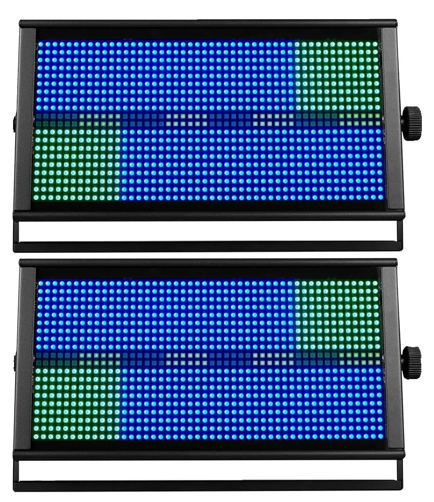 Projecteur Scène RGBW sans Installation Complexe - 2 Lumières avec Prise