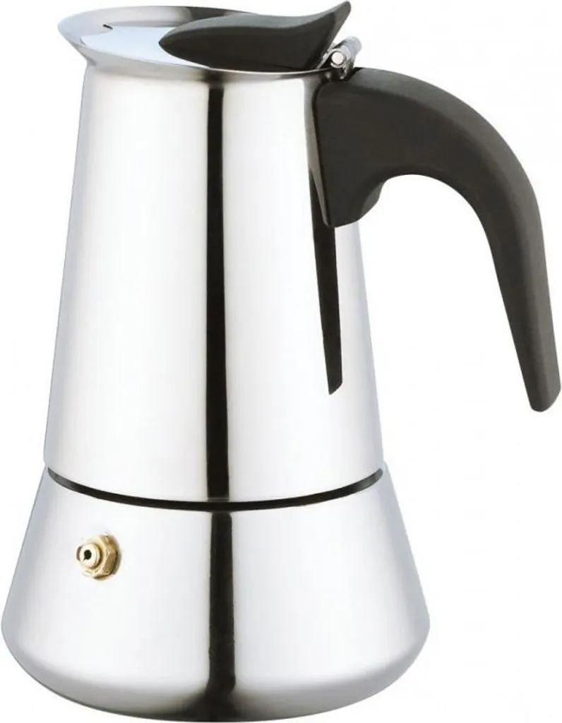 Macchina Caffè Kinghoff 8056 Induzione 600ml | Acciaio Inox 12 Tazze