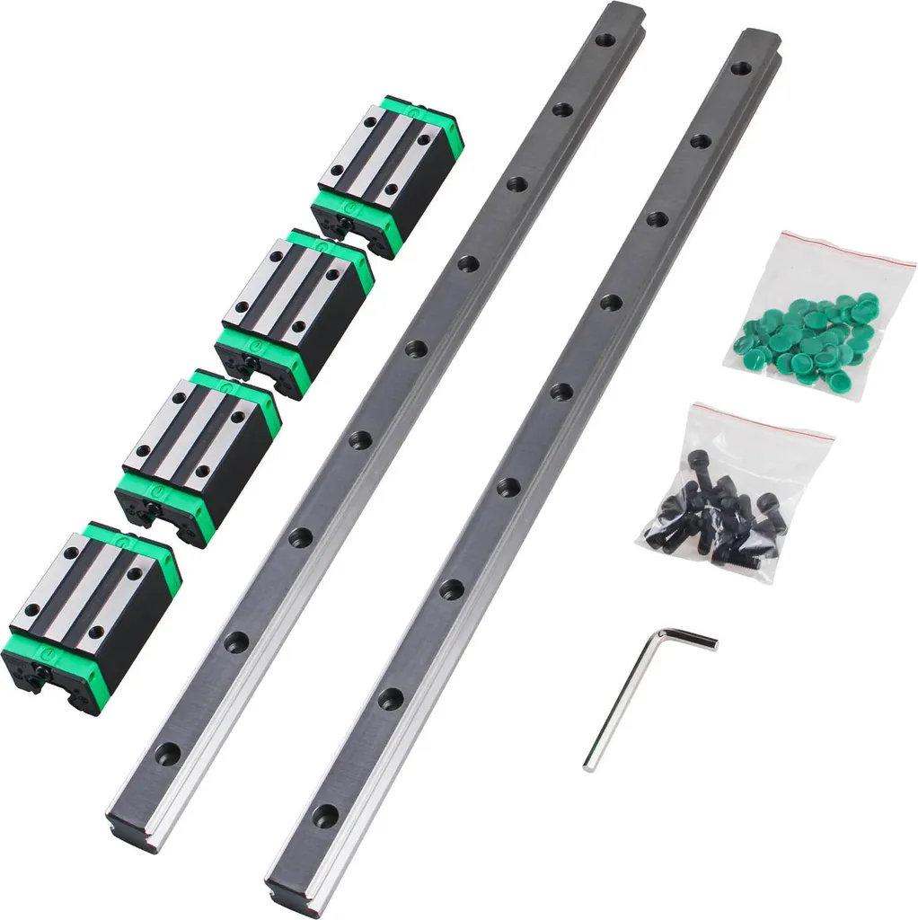 Guida lineare, ingegneria di precisione, design resistente, 800 mm-a, 2 guide 4HGH20CA