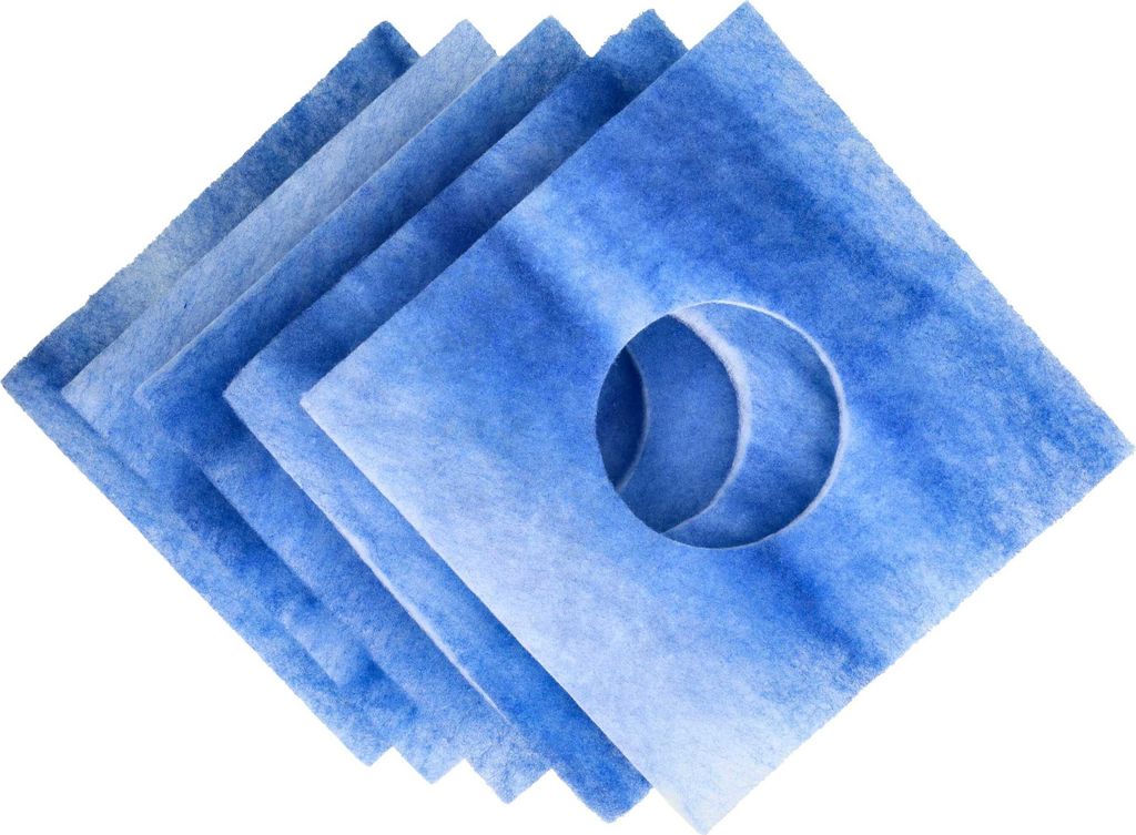 vhbw 5x Luftfilter kompatibel mit Limodor / Limot Deckelumrüstsatz F/C Lüfter, Ventilator, Lüftungsgerät