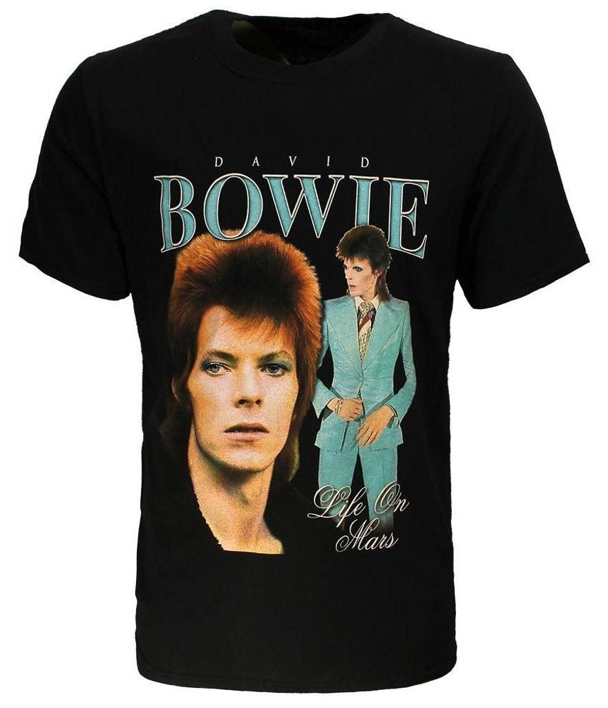 David Bowie Life on Mars T-Shirt – offizielles Merchandise Produktbild 