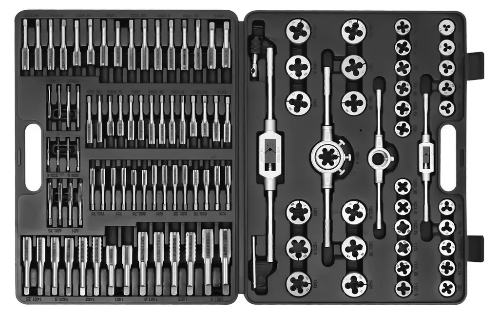 Kit taraudage et filetage 110 pièces pour restauration mécanique