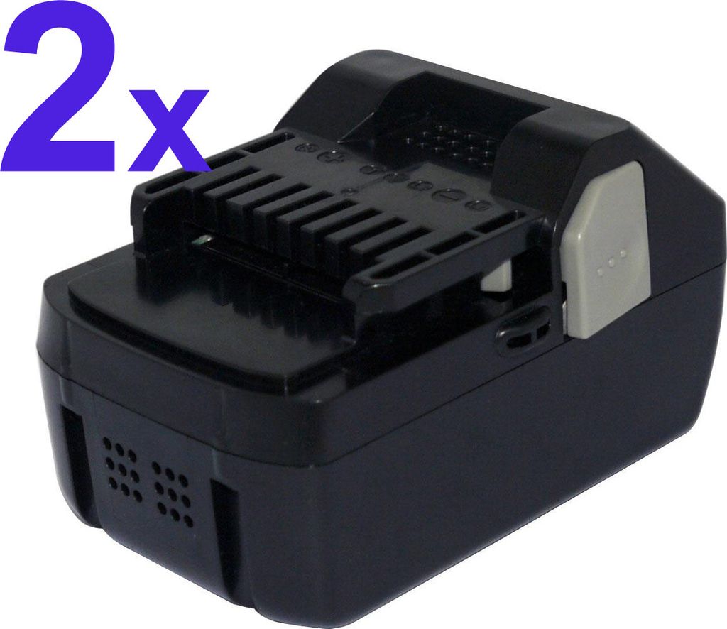 2x PowerSmart 4000mAh Akku für Hitachi DH 18DSL, DH 18DSLP4, DS 18DBL, DS 18DSDL, BSL 1815X, BSL 1830 18V