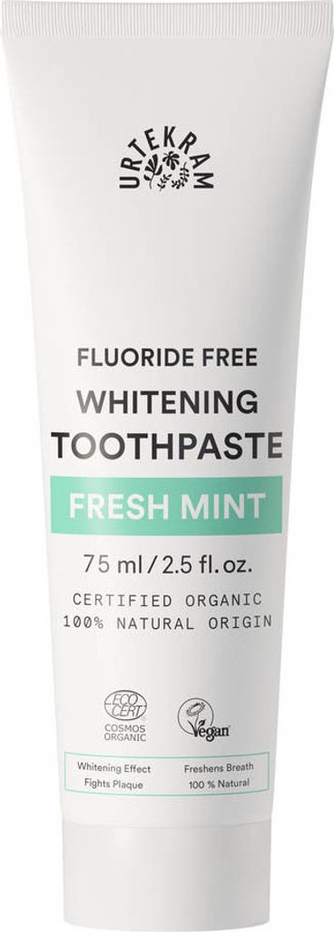 Urtekram Zahnpasta Minze Whitening BIO 75 ml