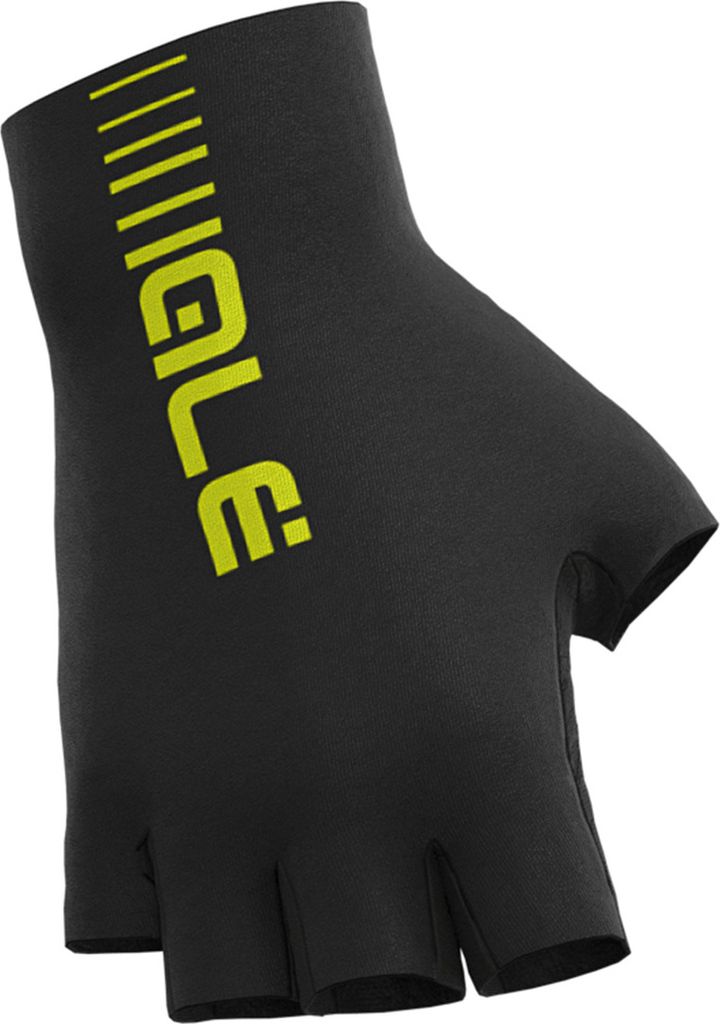 Alé Fingerlose Fahrradhandschuhe - SUNSELECT CRONO - Schwarz/Gelb S