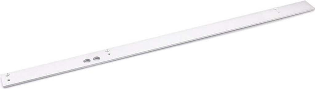 Geze Montageplatte silber passend für Gleitschiene R - 123296