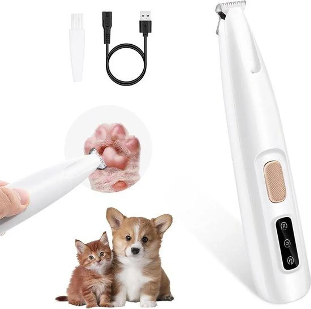 Tondeuse animaux pour toilettage à la maison chien et chat Noir-Z
