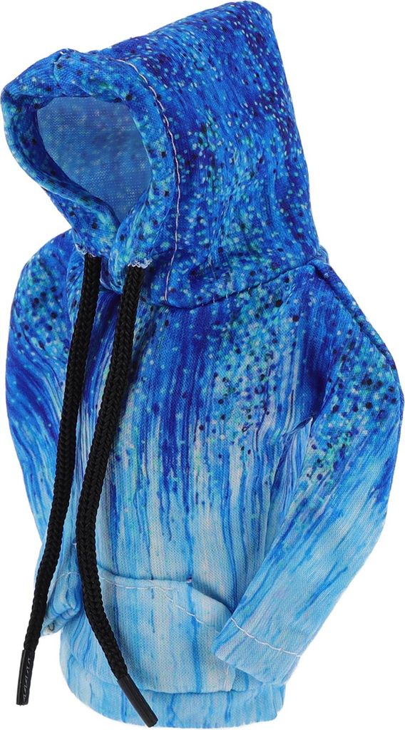 1 Stk. Schaltknaufabdeckung für Automobil-Handschaltgetriebe-Schaltgriff-Schutz 3D-gedrucktes Hoodie-Design Vertikale Linien Tiefblauer Farbverlau...