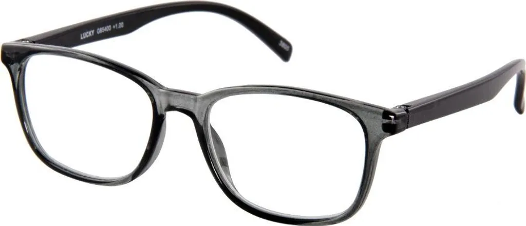 Lucky Occhiali Lettura Fashion Grigio-Nero +2.0 dpt | Stile e Visione