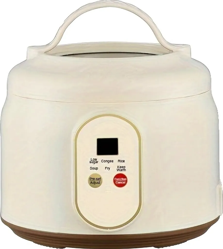 Cuociriso Elettrico 1,8L Giallo con Timer Digitale - Spina UE
