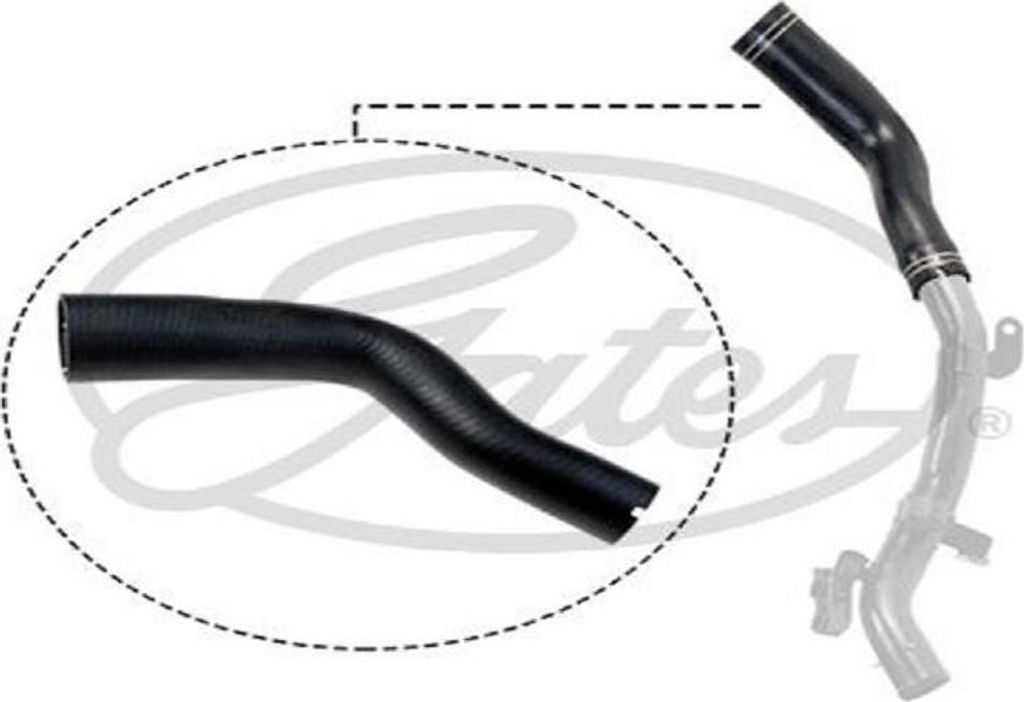 GATES 09-0063 Turbo Ladeluftschlauch für FIAT Doblo Cargo Produktbild 