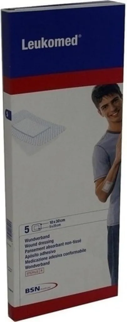 Pack 5 Cerotti Bsn Medical Leukomed 10x30cm - Medicazione Chirurgica
