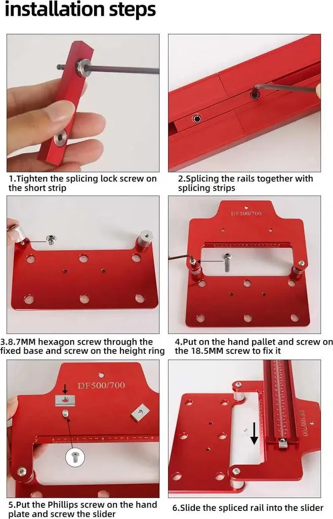 Guide de sciage rectiligne 1500 mm pour découpes de bois précises - 9