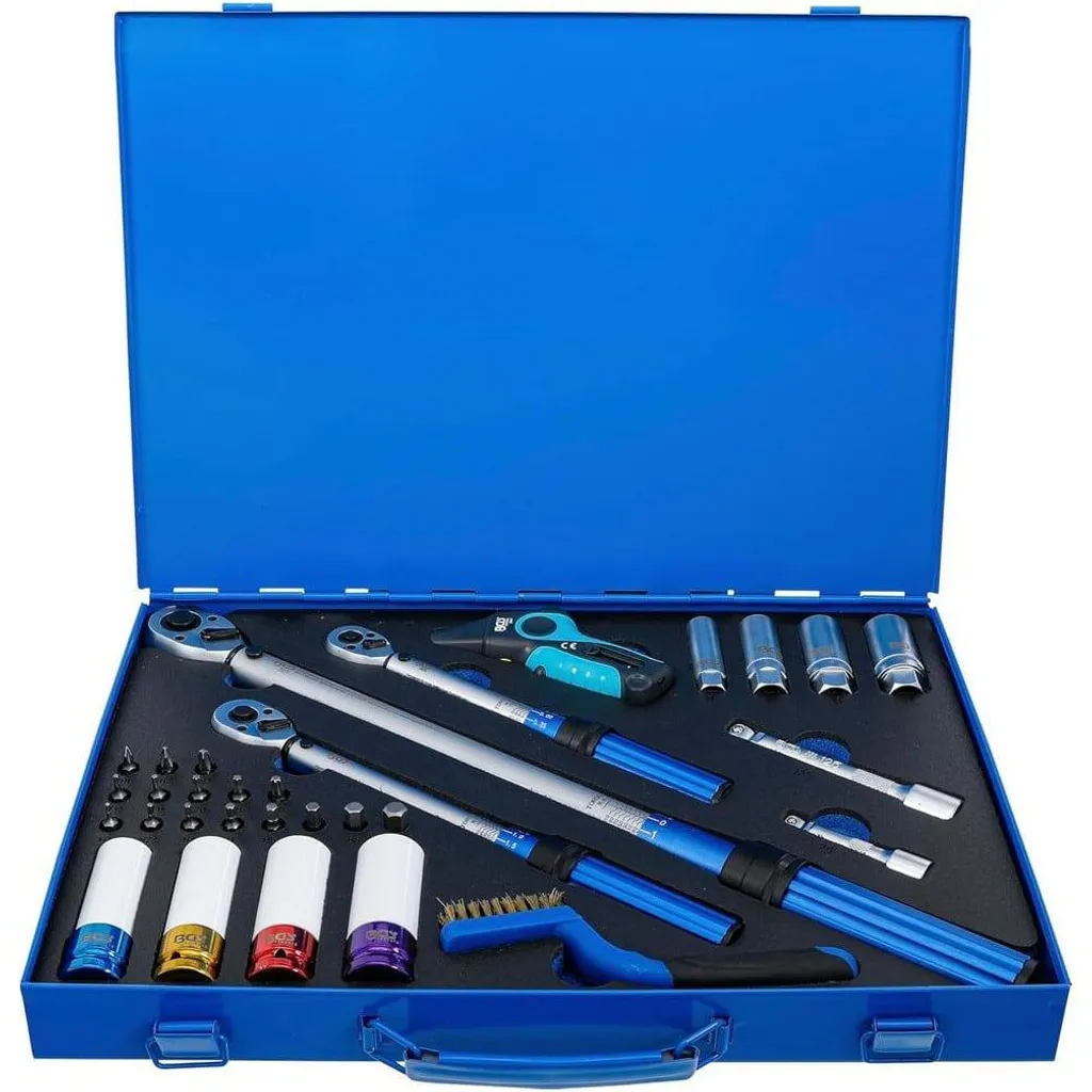 Jeu de Clés Dynamométriques 31 pcs D-Work 1/4 3/8 1/2 avec Coffret
