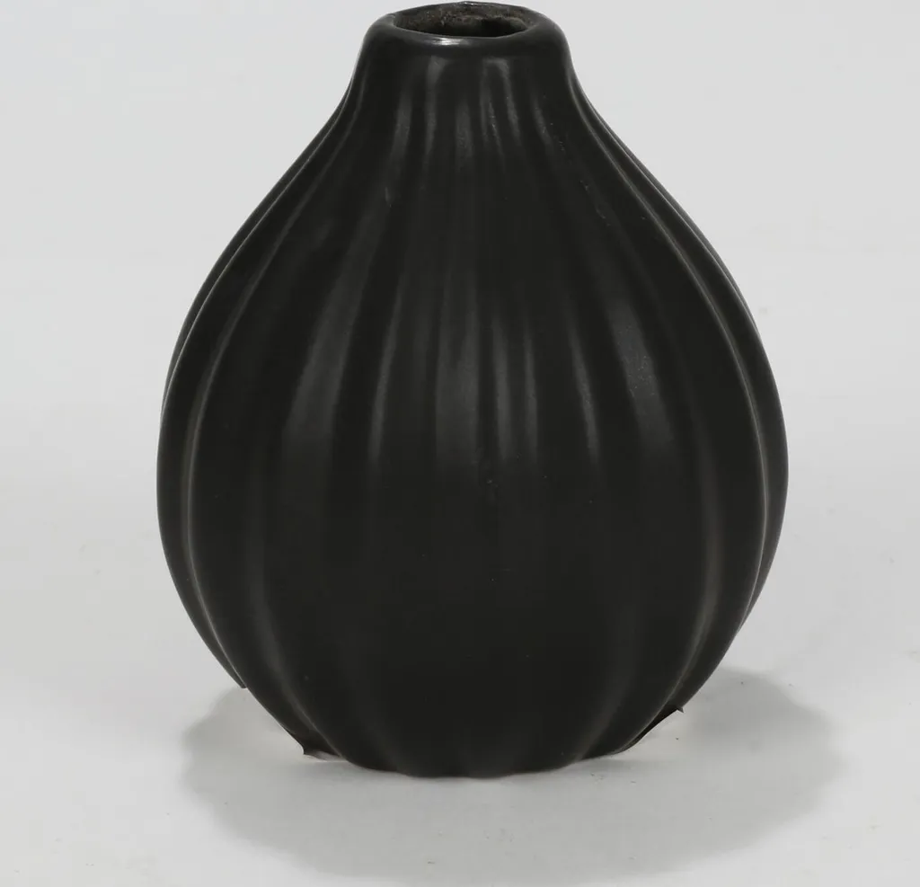 Vases soliflores en céramique blanche striée lot de 12 déco de table