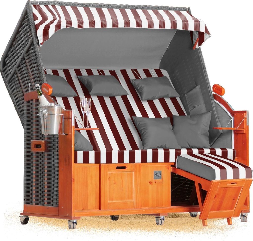 Strandkorb Hanse Strandkorb Klassik 2,5 Sitzer XXL Ostsee Produktbild 