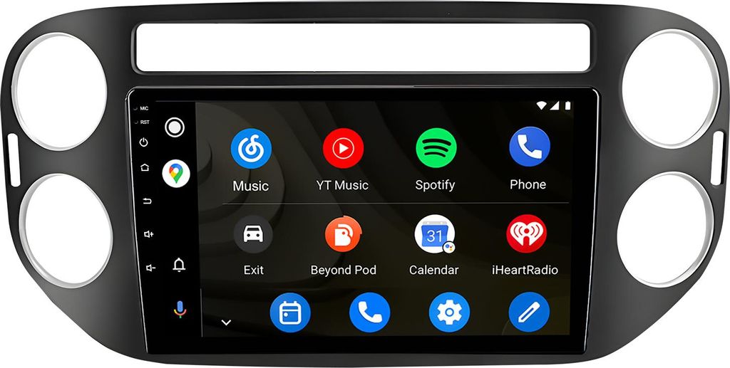 Android Autoradio 9 Zoll 128GB für VW Tiguan 5N (2007–2016) mit CarPlay & Android Auto Navigation & Bluetooth