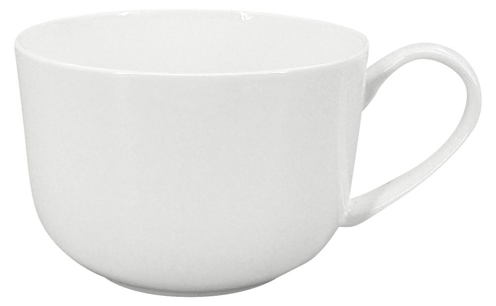 Mug jumbo en porcelaine Luna - 700 ml, blanc Image du produit 