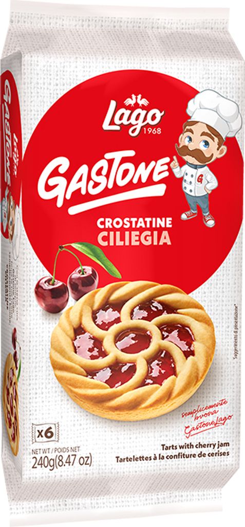 Lago Gastone Crostatine Ciliegia Törtchen mit Kirschfüllung 6x40g