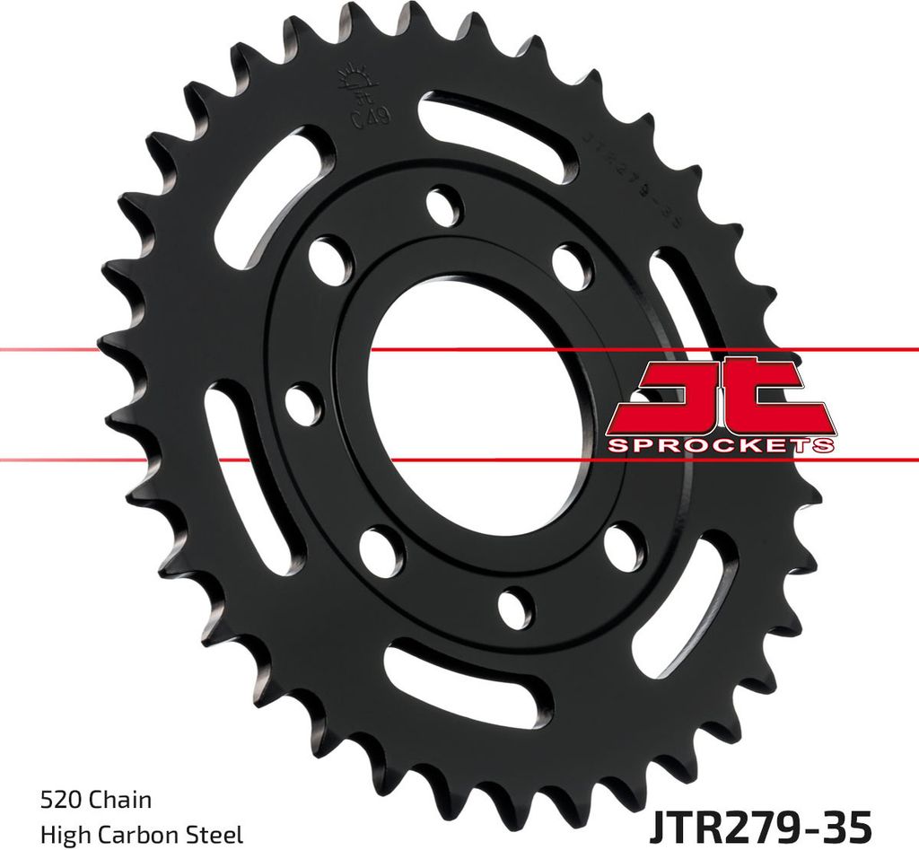 JT SPROCKETS Standard Stahlritzel hinten 279 - 520