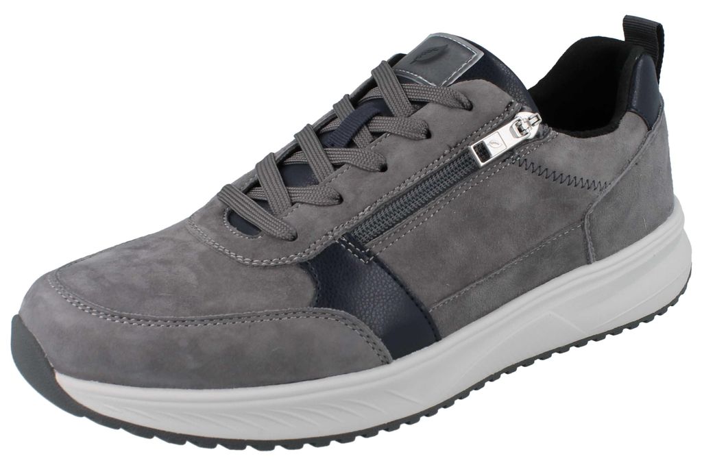 WALDLÄUFER Gonamic H Matti Herren Schnürhalbschuhe grau Produktbild 