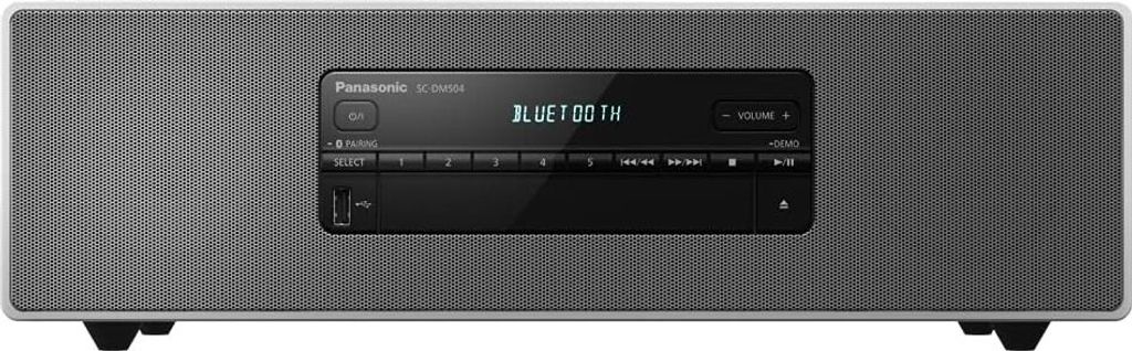 Panasonic SC-DM504EG-W Kompaktanlage weiß DAB+/CD/BT/USB Produktbild 