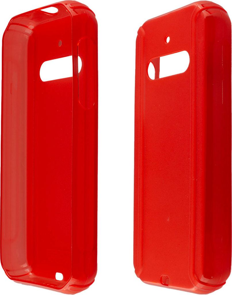 caseroxx Schutz-Hülle TPU-Hülle kompatibel mit Cat B40, Gummi Handy Tasche rot