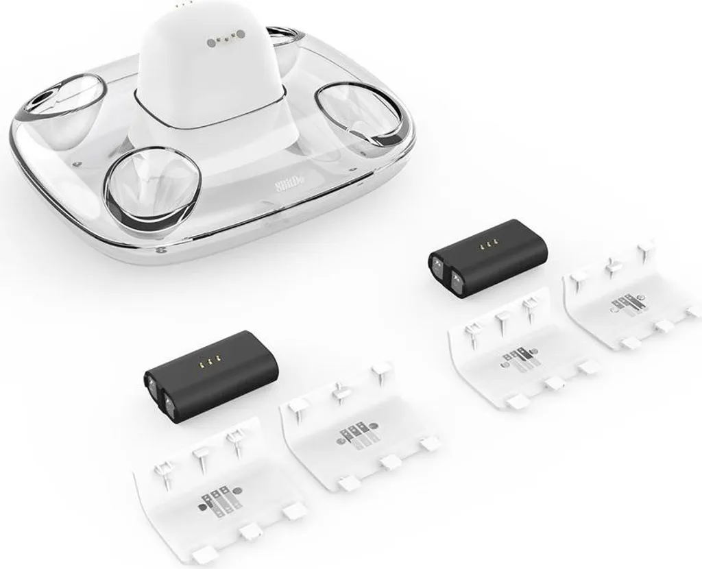 Station 8BitDo avec batterie rechargeable pour manette Xbox Series Blanc