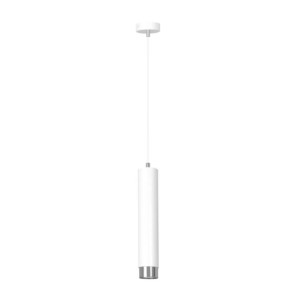 Suspension de Plafond pour Îlot de Cuisine ou Bureau KIBO 1 Blanc Chrome