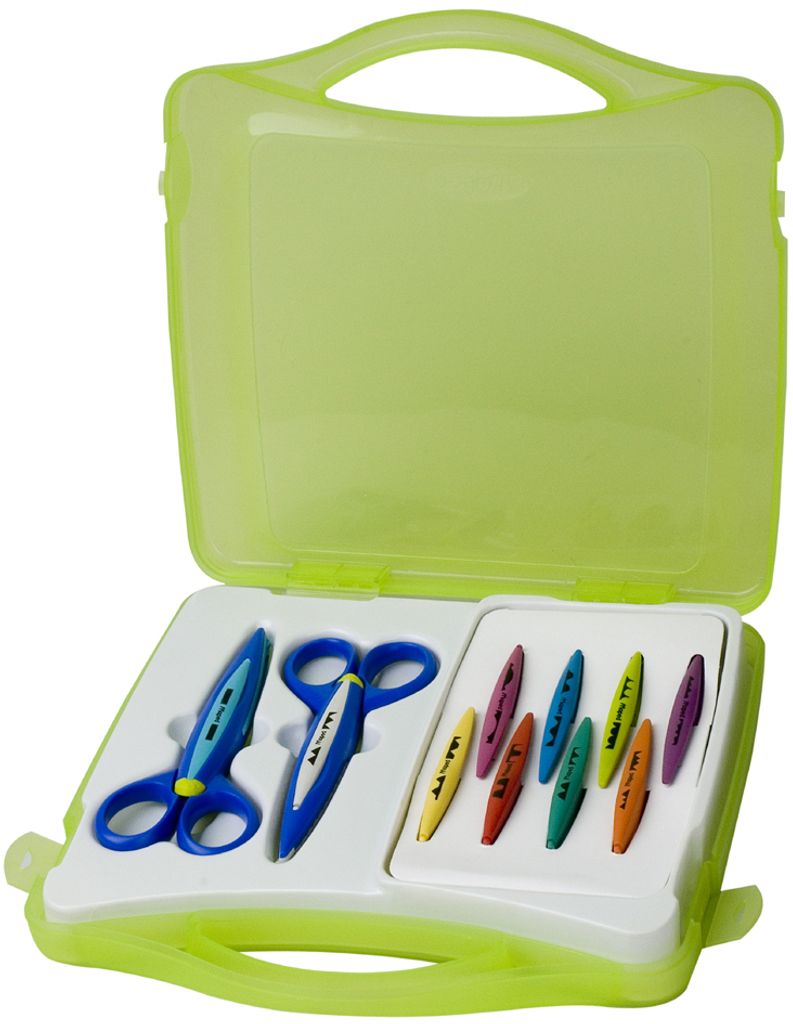 Coffret de ciseaux à contours Maped 10 types de coupe Image du produit 