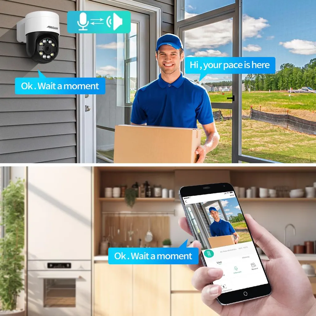 Telecamera Smart 8MP 4K Ultra-HD 2.8mm Face Detection AI - 5