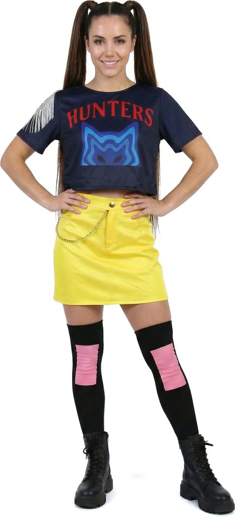 Miss Kpop Kostüm für Erwachsene blau-gelb - M (38-40) Produktbild 