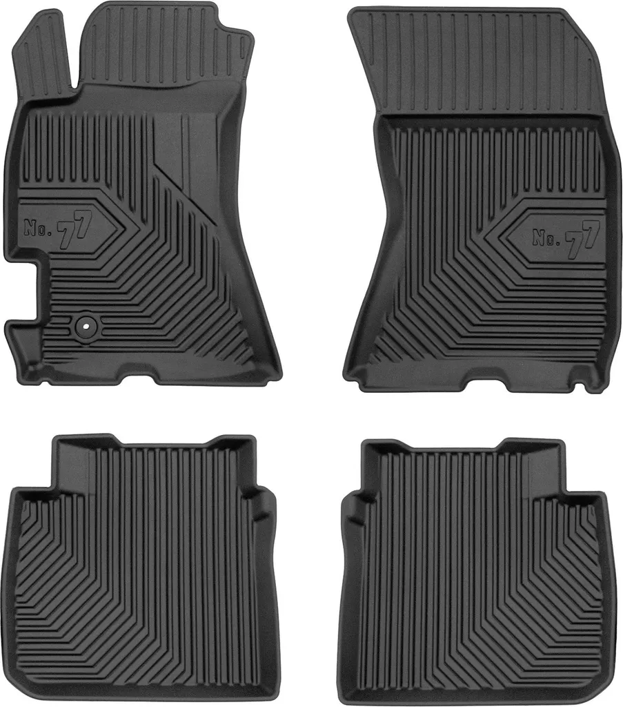 Tappetini No.77 Subaru Outback 2003-2009 | Design Nero 3D Su Misura