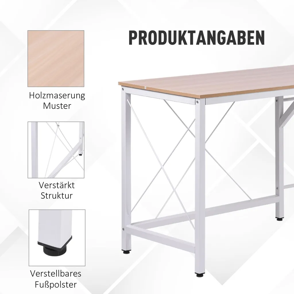 Bureau d'angle Ergonomique 150cm : Solution pour Manque d'Espace et MDF - 5