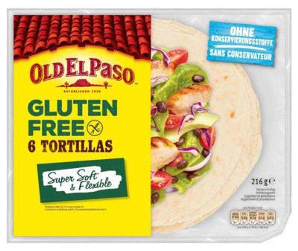 Old El Paso Frittelle di tortilla senza glutine (216g), Immagine del prodotto 