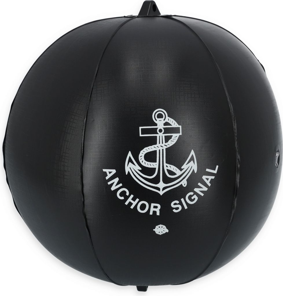 Ankerball 40 cm aufblasbar Segelboot Motorboot Signalball Schwarz