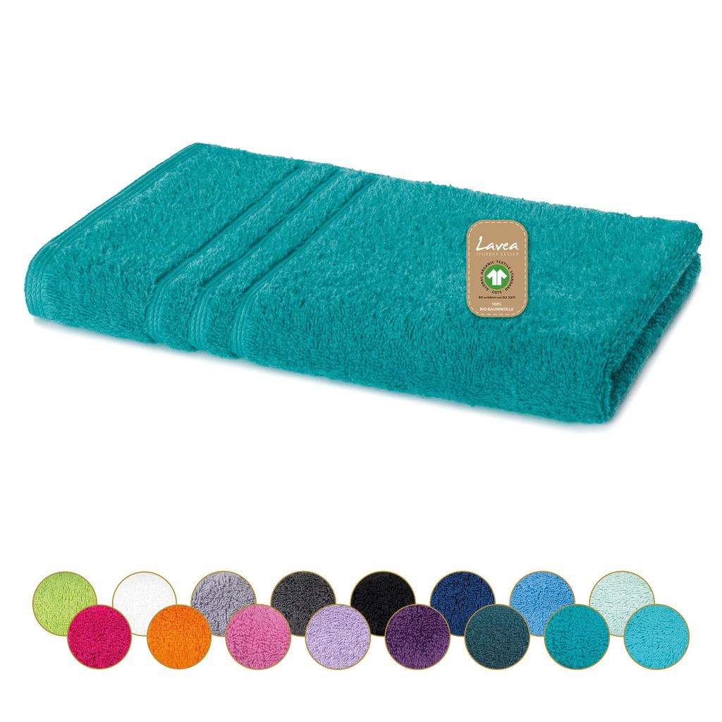 Lavea® Handtücher 50x100 cm, Frottierserie Bali, 100% Produktbild 