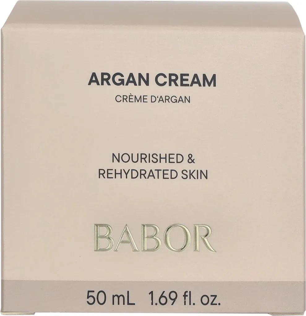 Babor Classics Argan Cream 50ml à l'Huile d'Argan et Vitamine E Pure