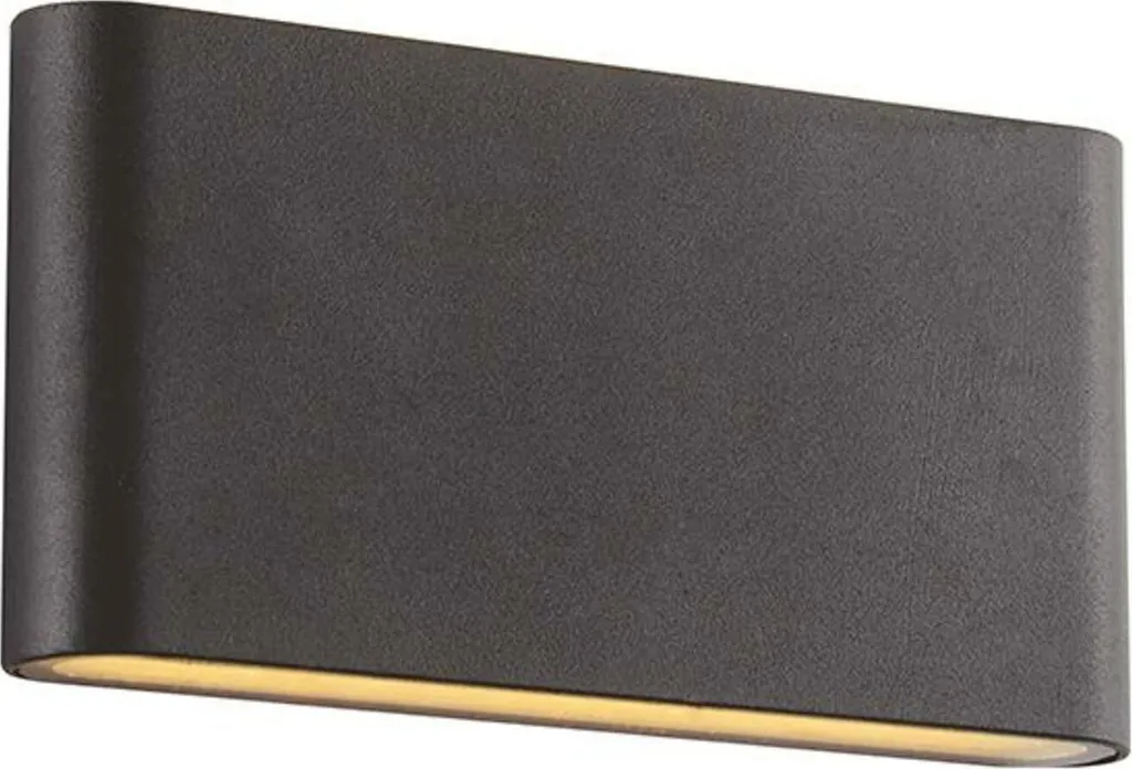 Applique LED étanche IP54 11W 3000K longue durée 30000h pour façade gris