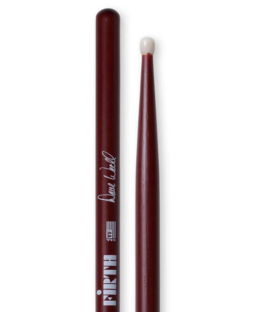 Baguettes de Batterie Vic Firth SDWN Dave Weckl en Érable avec Embout Nylon