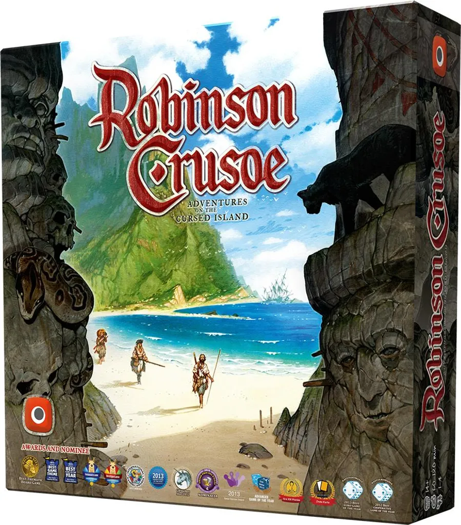 Robinson Crusoe Jeu de Société Aventures sur l'île Maudite Edition ENG