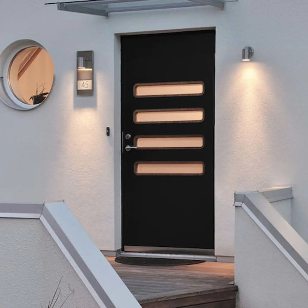 Applique Murale Extérieure avec Numéro de Maison Modena Noir Konstsmide