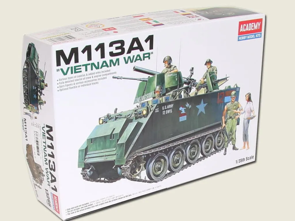 Réussir sa maquette M113A1 Vietnam 1:35 grâce au kit haute précision 13266