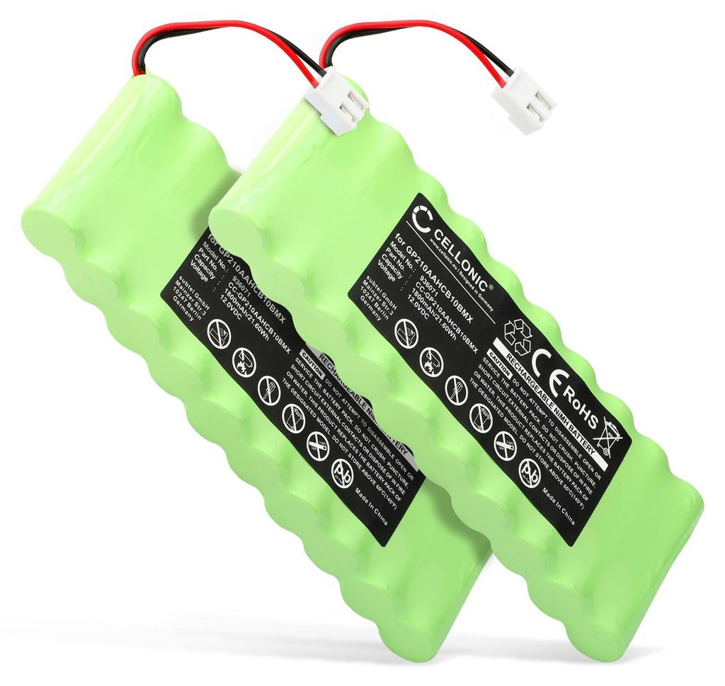 CELLONIC 2x Batteria per Smart home Compatibile con Roto Immagine del prodotto 