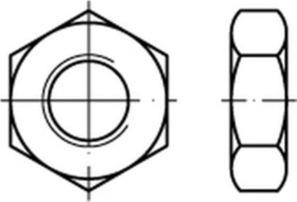 Reyher Sechskantmuttern DIN 936 14 H M 42 (1 Stück)