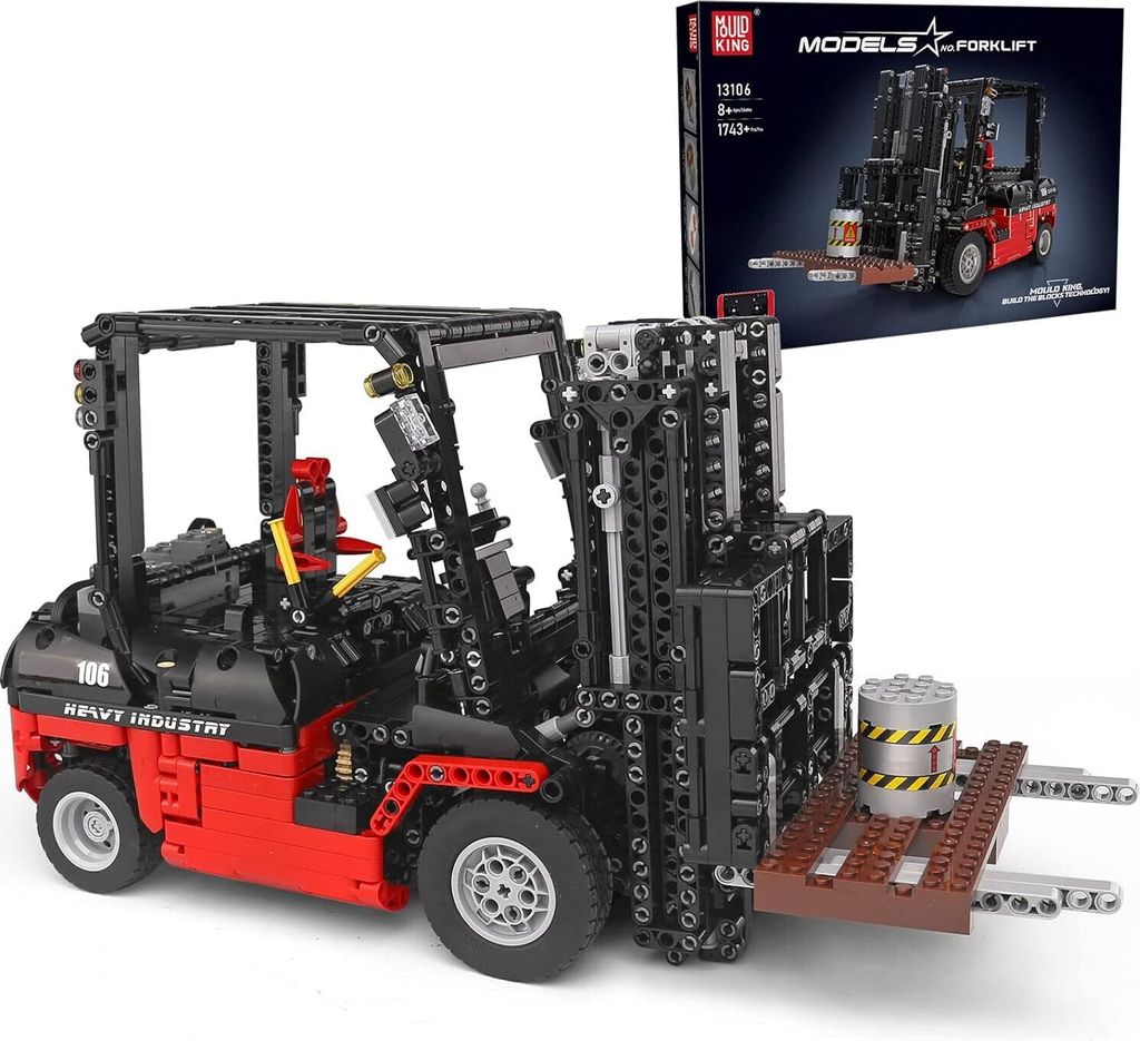 1719PCS Baukästen Stacker Fernbedienung Elektroauto Kind Produktbild 