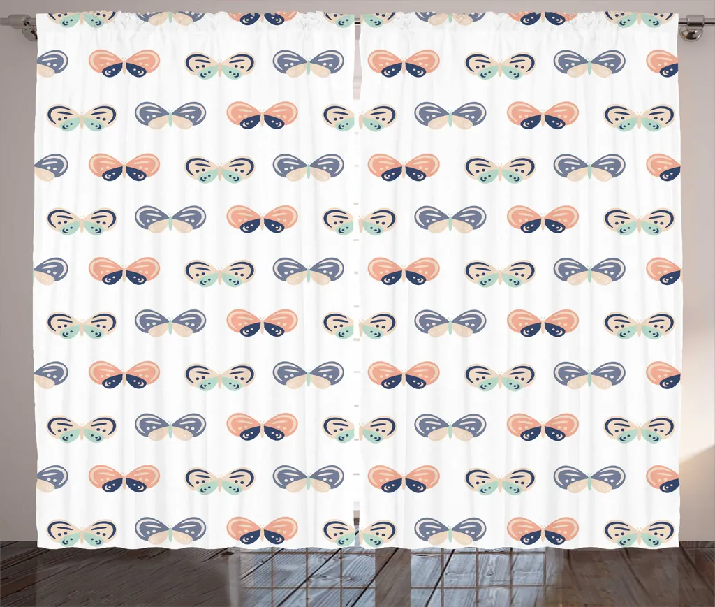 Rideaux universels à boucles pour salon et chambre enfant 280x225cm