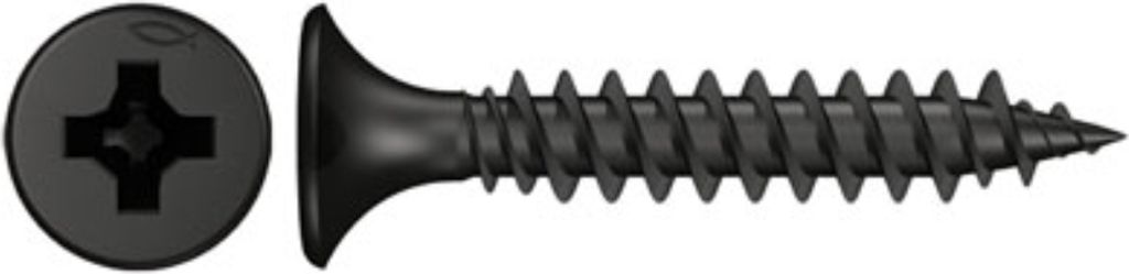Fischer Schnellbauschraube 3,5x45 Trompetenkopf phosphatiert Feingewinde gegurtet 1000